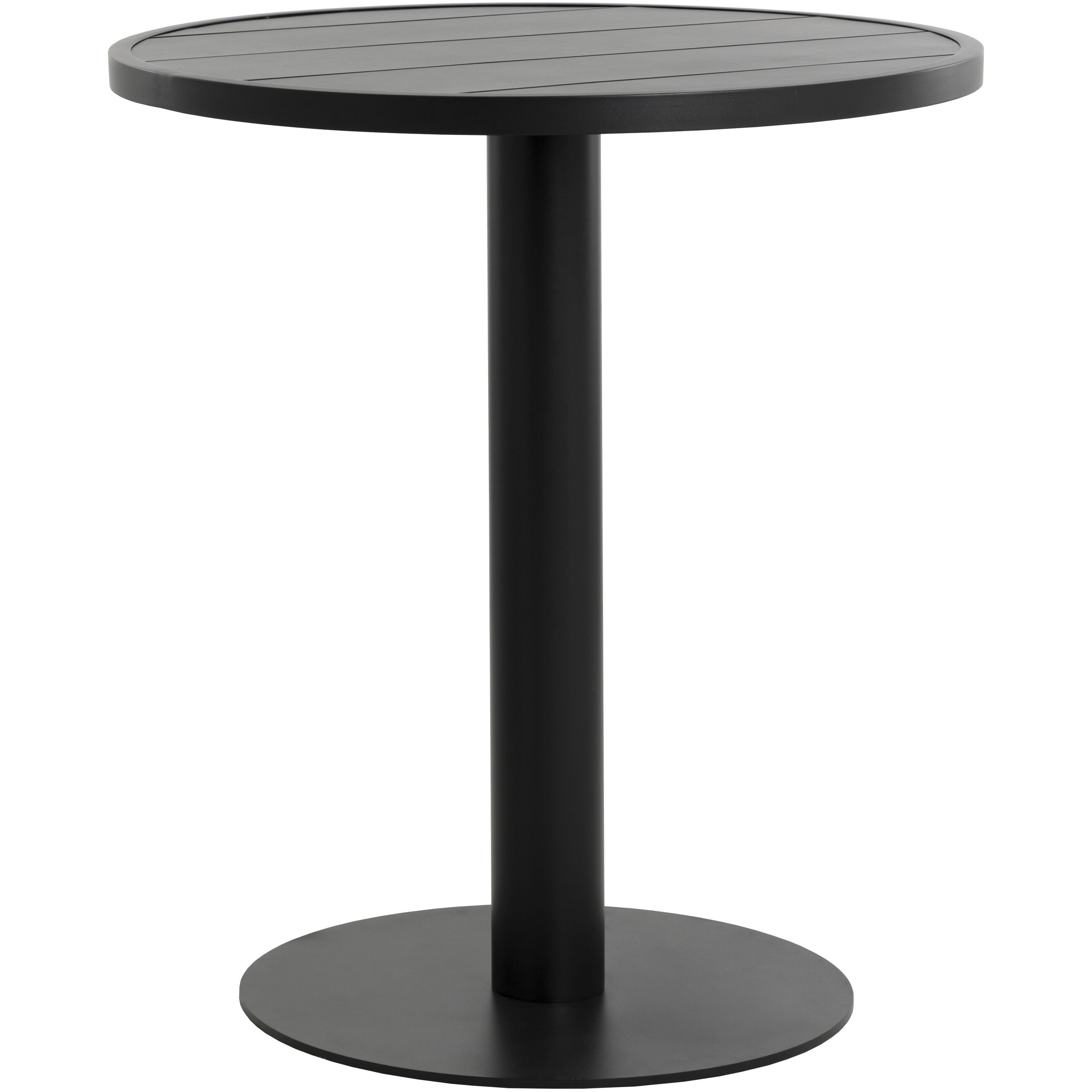 Merano 40 X 36 inch Black Outdoor Bar Table, Round